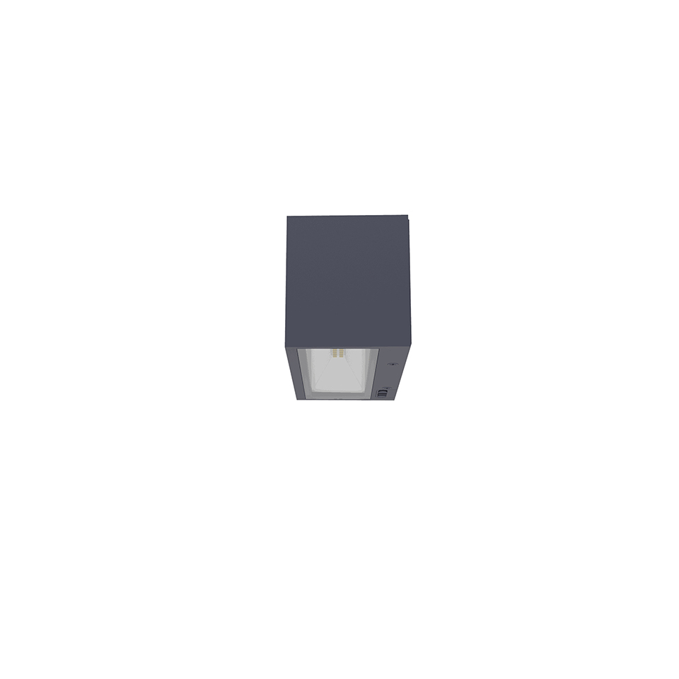 INKA SOLAR HYBRID LED WALL 1 LIGHT DARK GREY