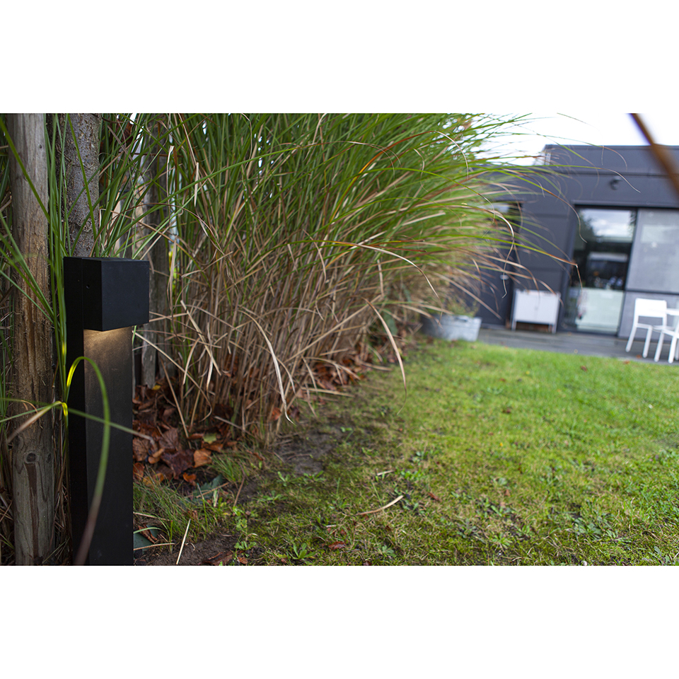 GEMINI XF IP54 INTEGRATED LED BOLLARD LIGHT IN MATT BLACK 800 LUMEN 3000K