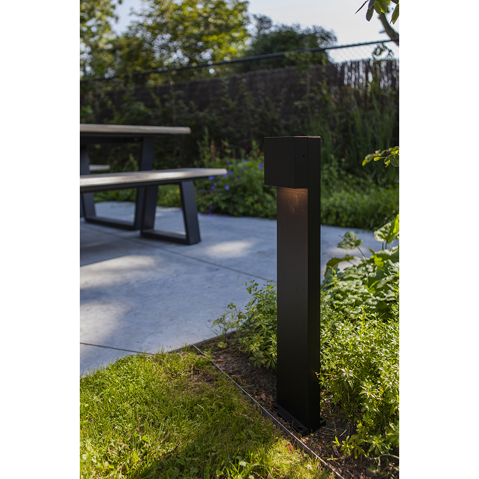 GEMINI XF IP54 INTEGRATED LED BOLLARD LIGHT IN MATT BLACK 800 LUMEN 3000K