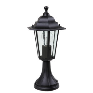 CORNICHE IP44 E27 STANDING LIGHT IN BLACK