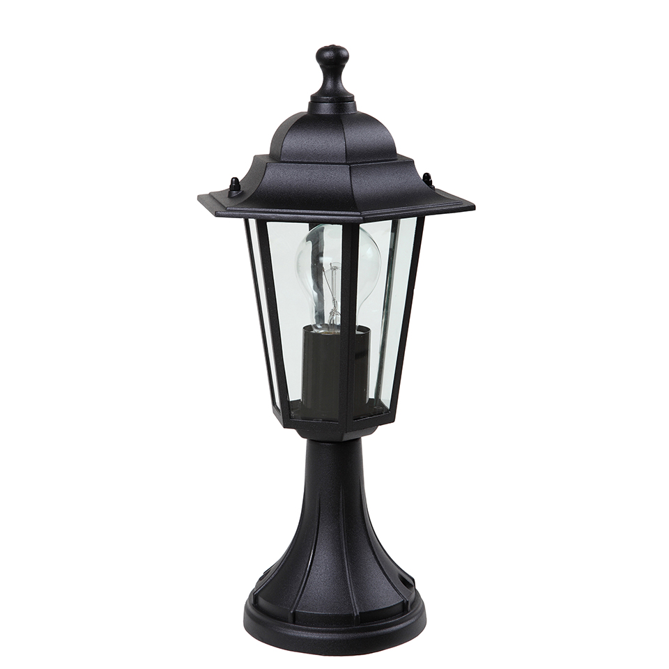 CORNICHE IP44 E27 STANDING LIGHT IN BLACK