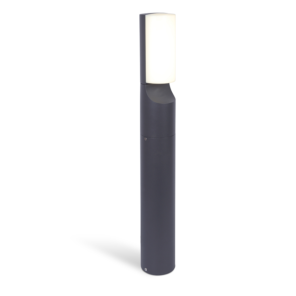 BATI IP44 INTEGRATED LED BOLLARD LIGHT IN DARK GREY 1100 LUMEN 4000K