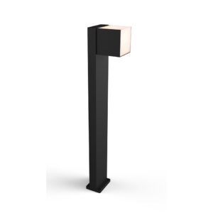CUBA IP54 INTEGRATED LED BOLLARD LIGHT IN MATT BLACK 600 LUMEN 3000K