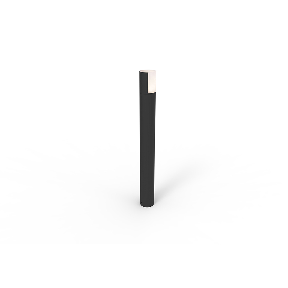 CYRA IP54 INTEGRATED LED BOLLARD LIGHT IN MATT BLACK 500 LUMEN 3000K