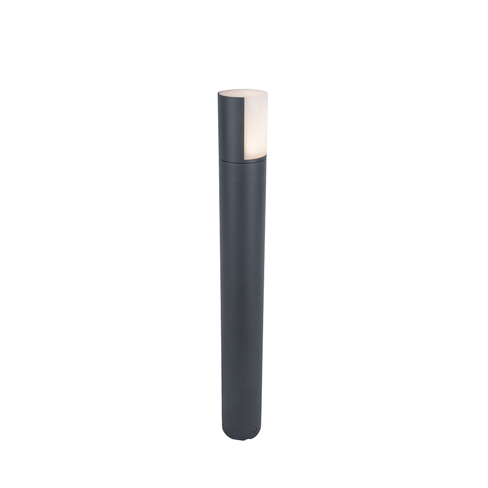 CYRA IP54 INTEGRATED LED POLE LIGHT WITH ADJUSTABLE HEAD IN DARK GREY 500 LUMEN 3000K