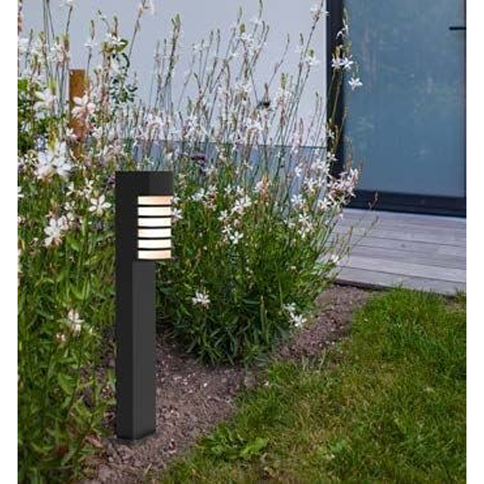 FULTON OUTDOOR BOLLARD LIGHT E27 BLACK