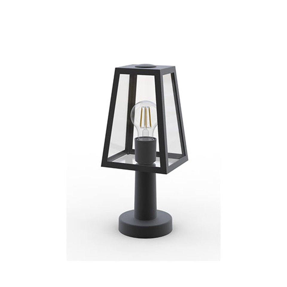 FIA OUTDOOR SMALL POST LIGHT E27 BLACK