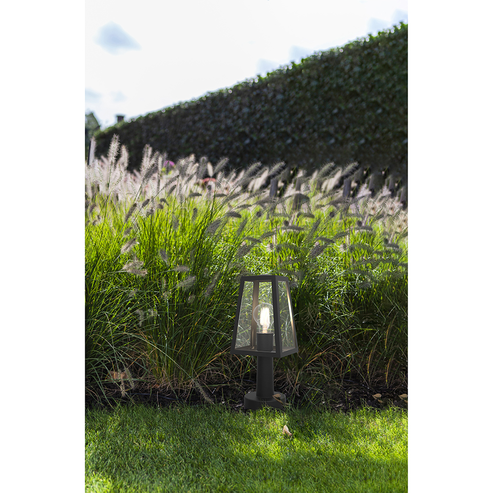 FIA OUTDOOR SMALL POST LIGHT E27 BLACK
