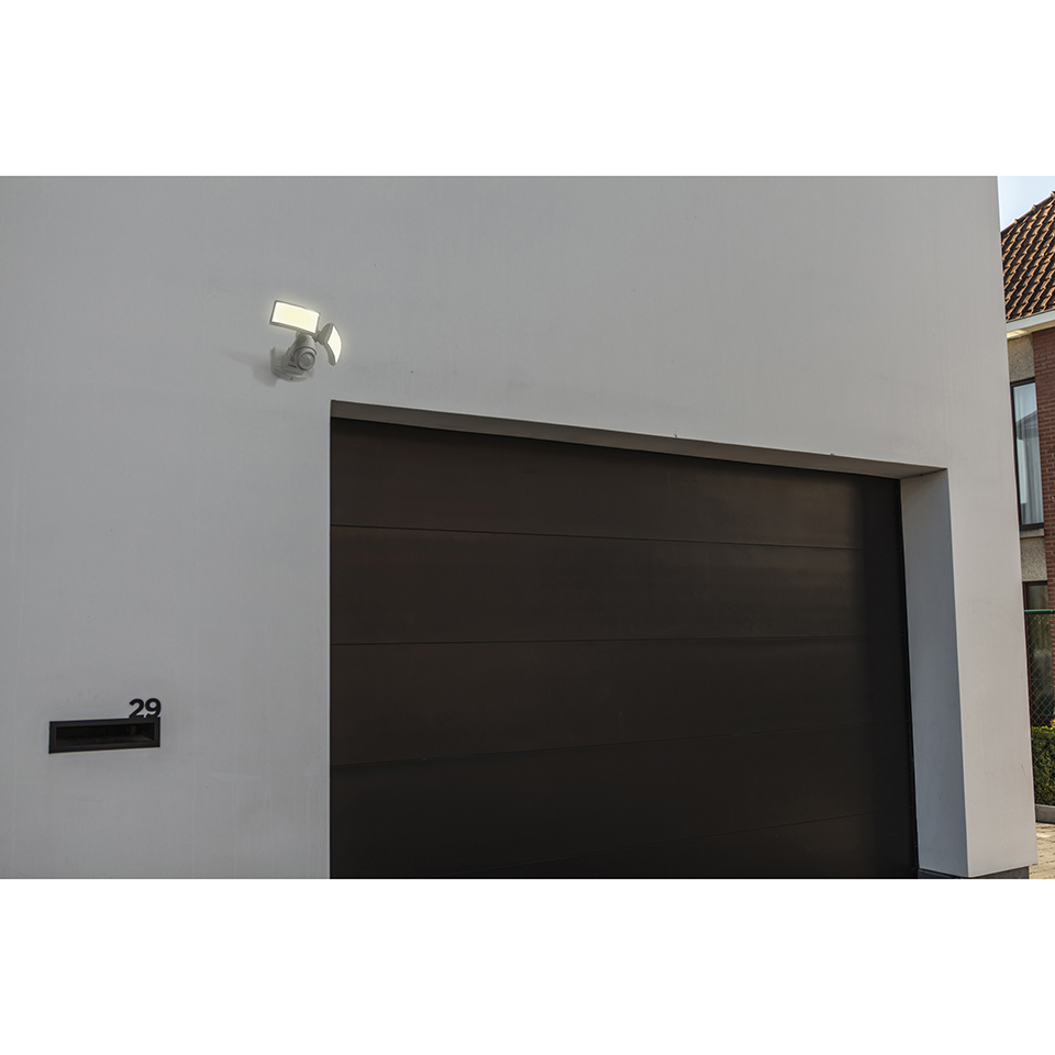 ARC IP54 INTEGRATED LED WALL LIGHT IN WHITE 1200 LUMEN 5000K
