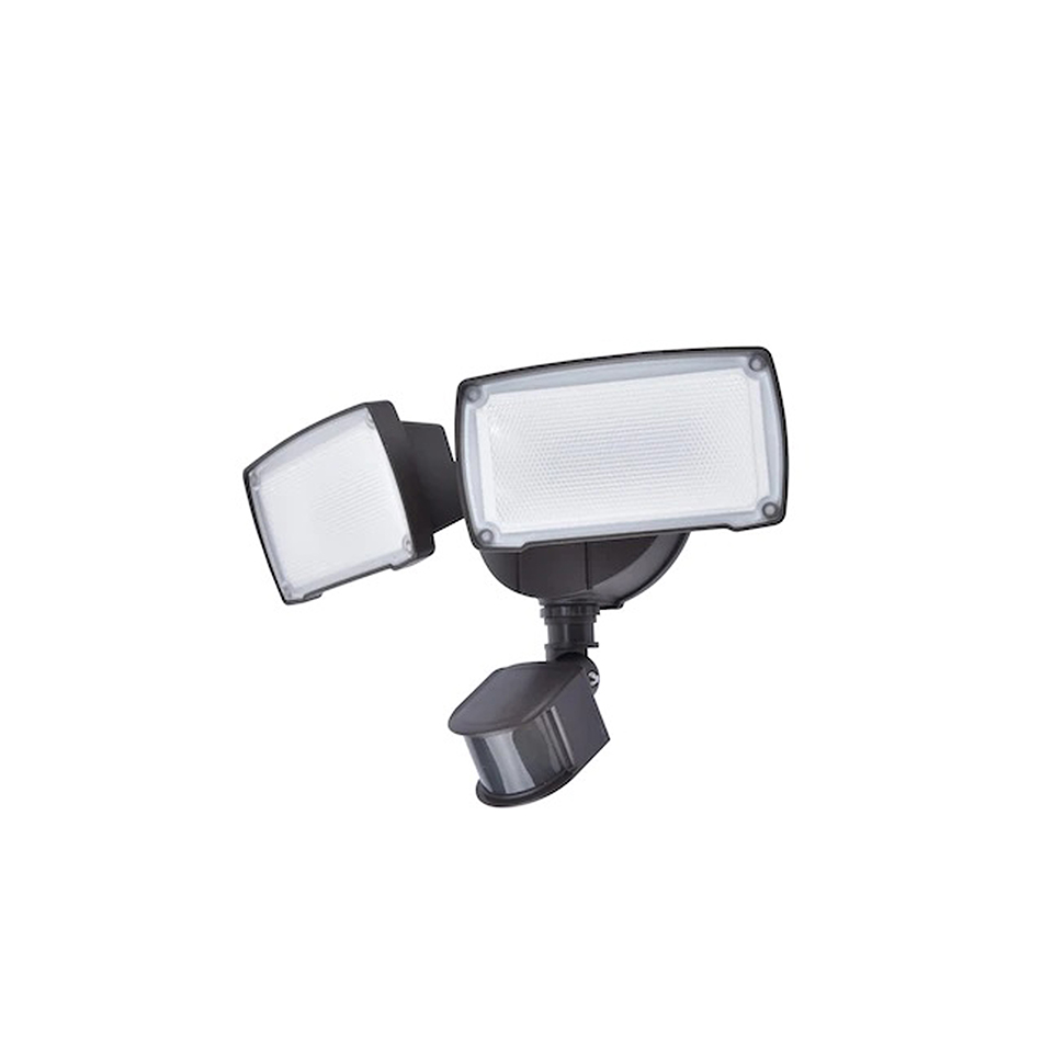 CHIMERA PIR IP54 INTEGRATED LED WALL LIGHT IN BLACK 5000K