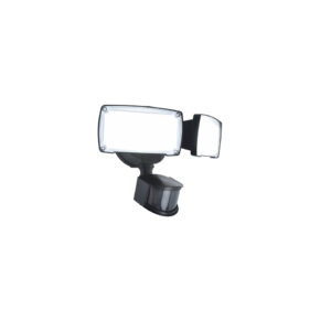 CHIMERA PIR IP54 INTEGRATED LED WALL LIGHT IN BLACK 5000K