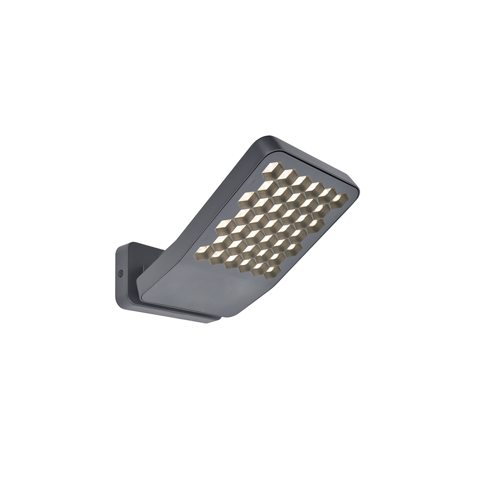 ATLANTIS OUTDOOR LED WALL LIGHT DARK GREY(4000K) 14W