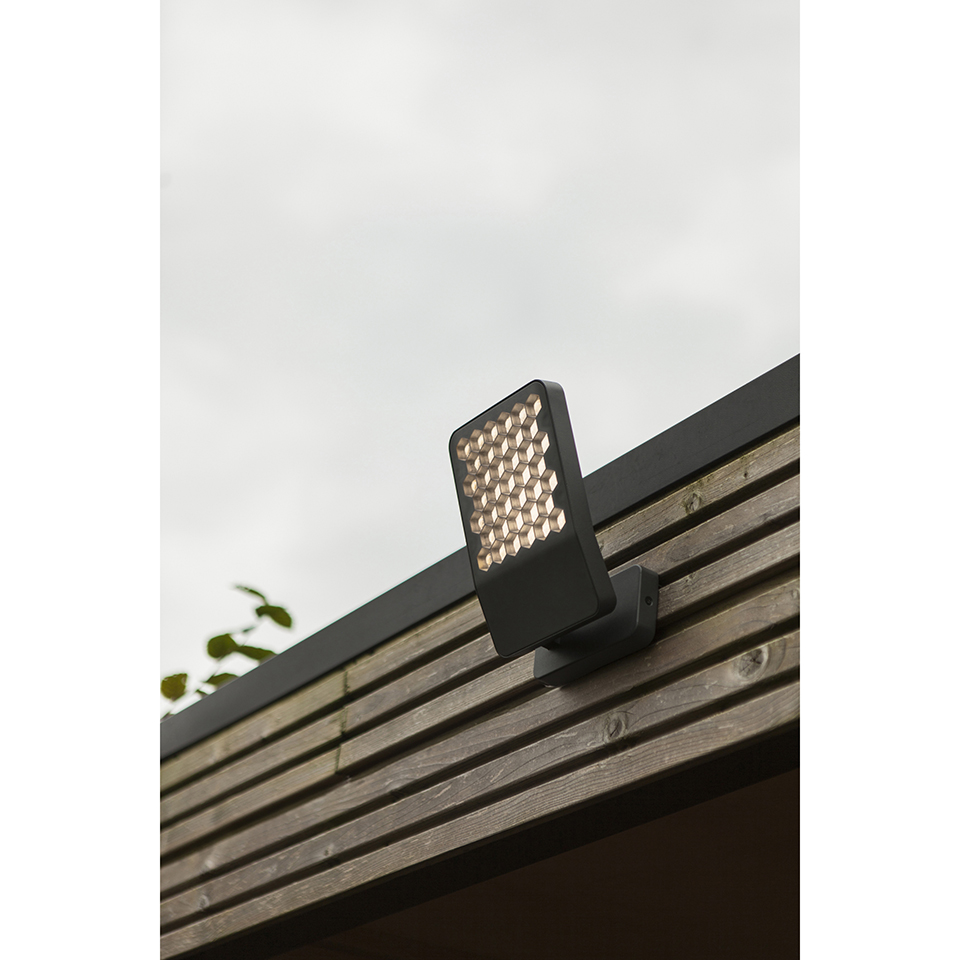 ATLANTIS OUTDOOR LED WALL LIGHT DARK GREY(4000K) 14W