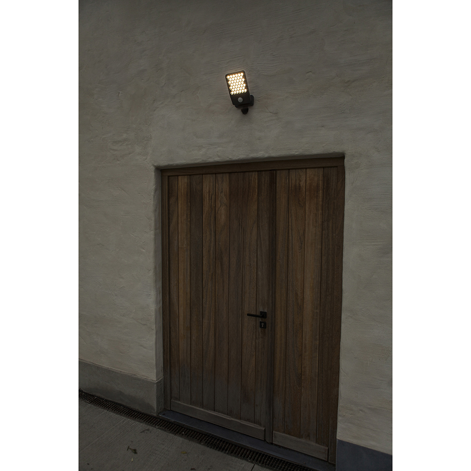 ATLANTIS OUTDOOR LED SECURITY LIGHT PIR DARK GREY(4000K) 14W