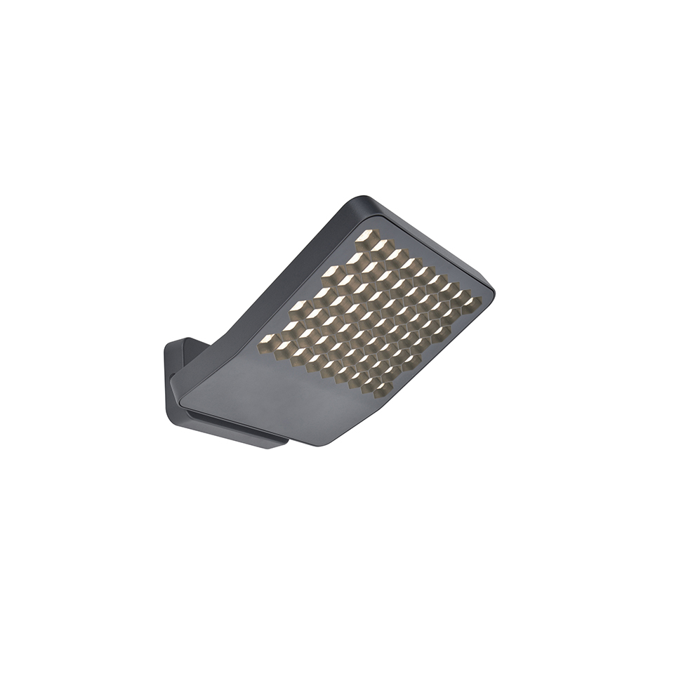 ATLANTIS OUTDOOR LED WALL LIGHT DARK GREY(4000K) 24W