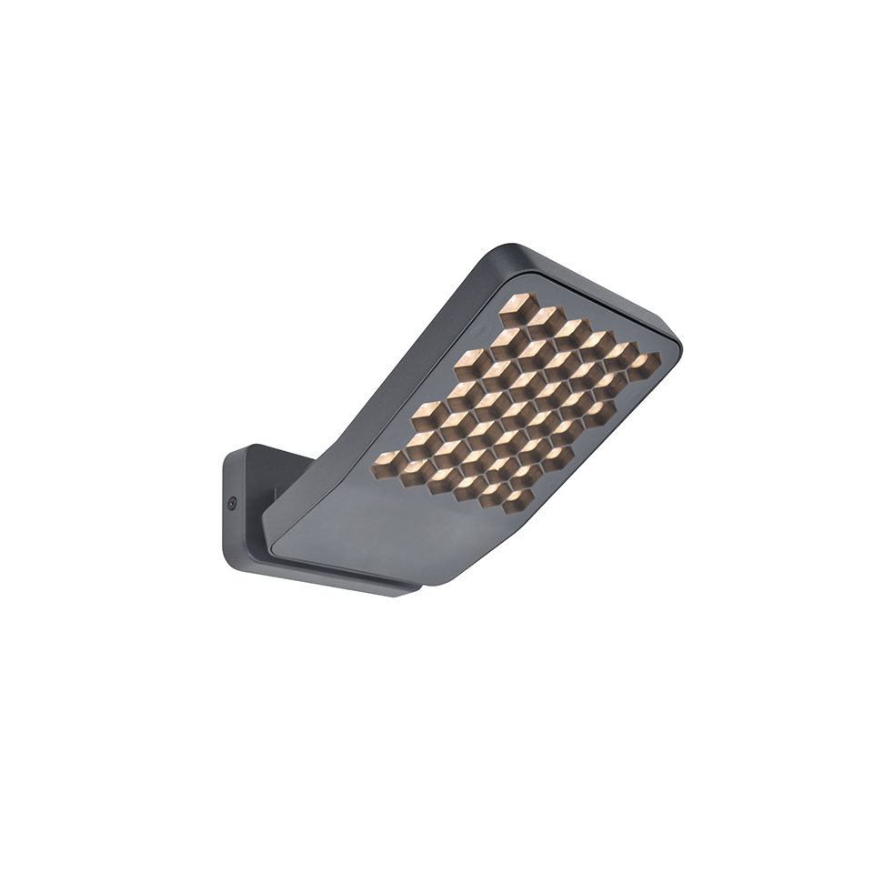 ATLANTIS OUTDOOR LED WALL LIGHT DARK GREY(3000K) 14W