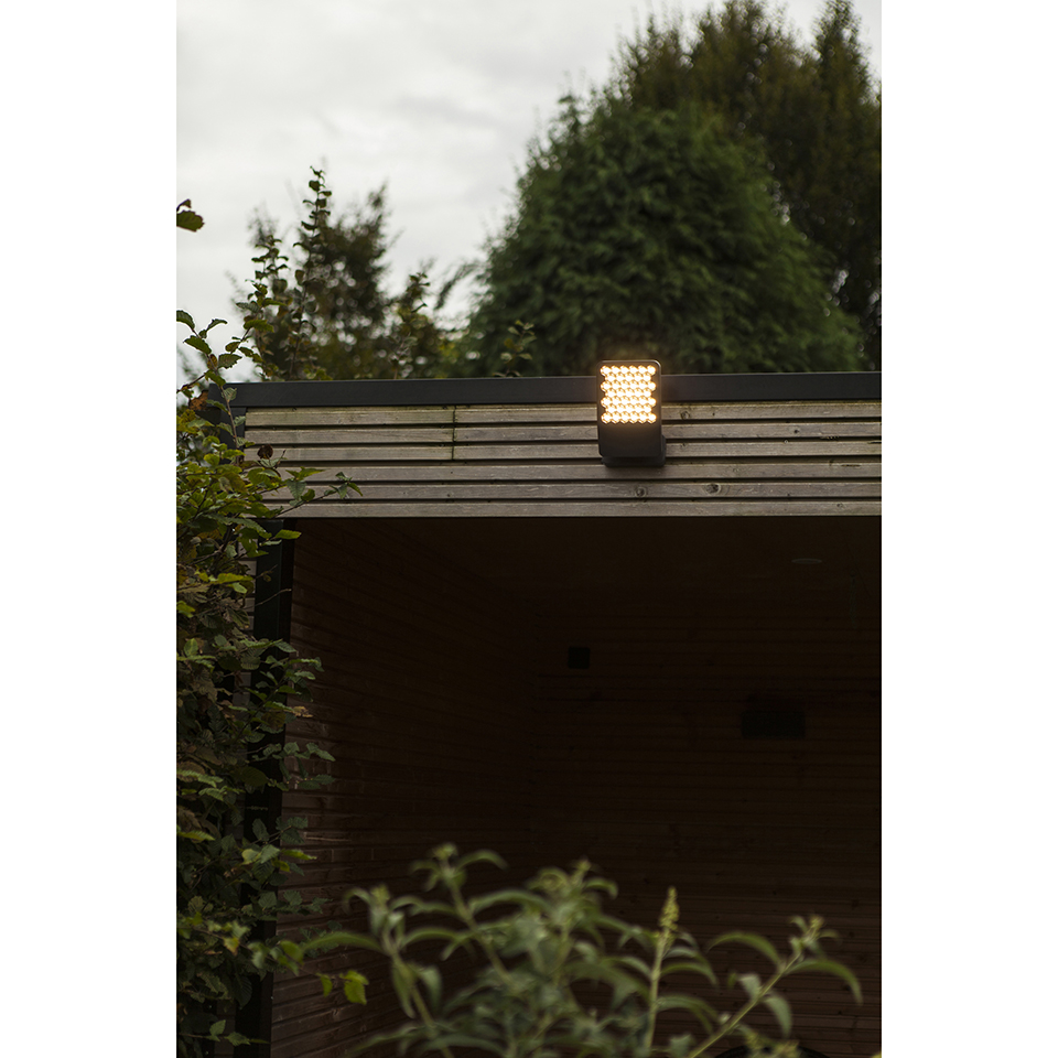 ATLANTIS OUTDOOR LED WALL LIGHT DARK GREY(3000K) 14W