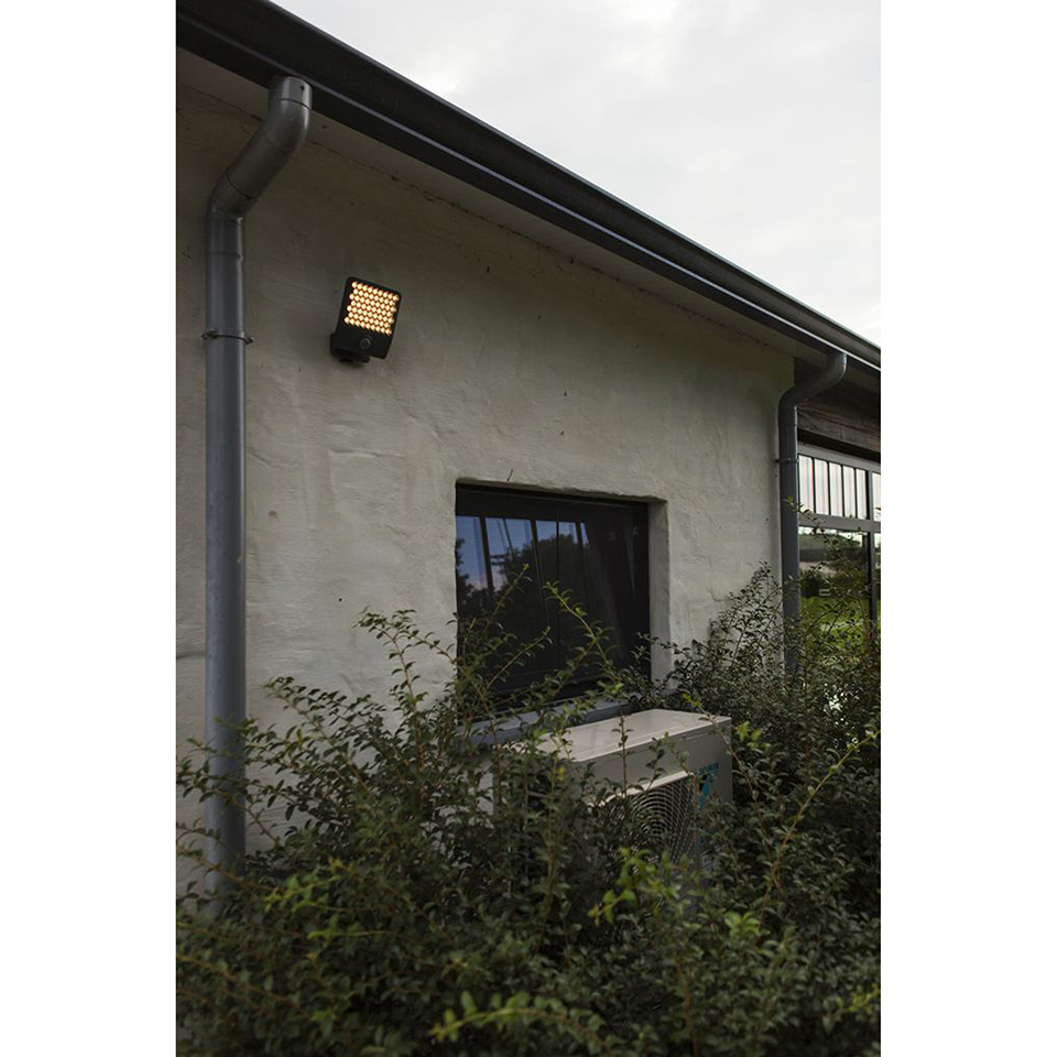 ATLANTIS OUTDOOR LED SECURITY LIGHT PIR DARK GREY(3000K) 24W