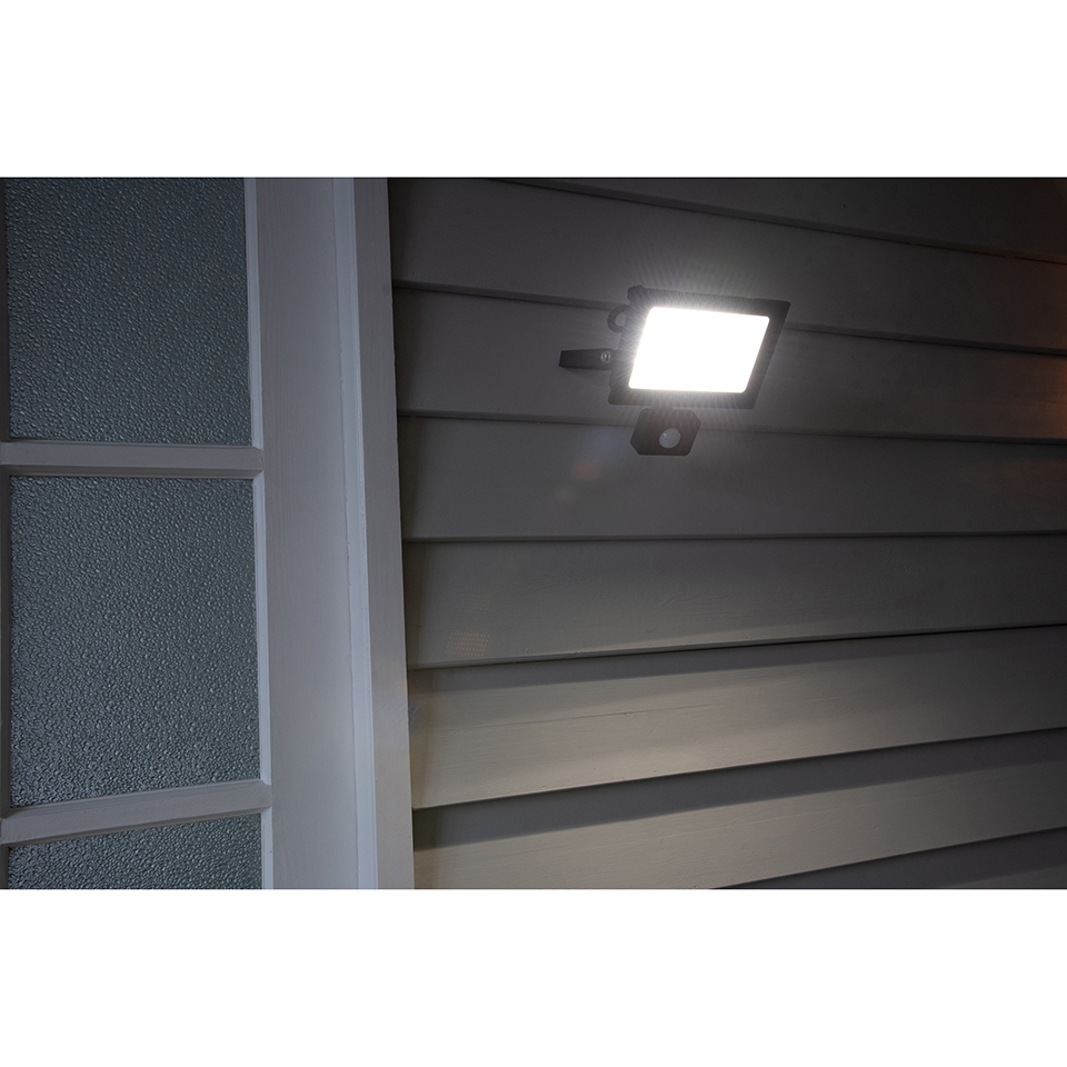 HALO 30W, 2850lm LED Floodlight with PIR