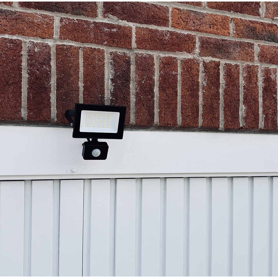 HALO 30W, 2850lm LED Floodlight with PIR