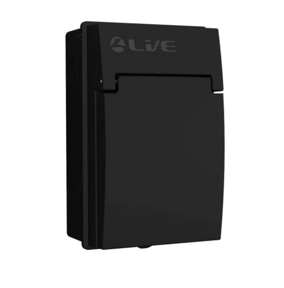 Live AGU0565/B 5 Way Metal Weatherproof Enclosure IP65