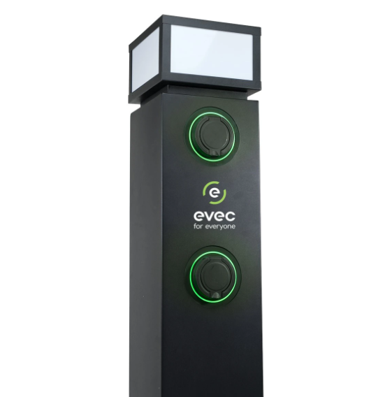 EVEC EDP01 EV Floor Charger 7.4kW Dual Universal Socket 32A Type 2