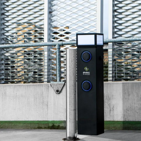 EVEC EDP02 EV Floor Charger 22kW Dual Universal Socket 32A Type 2