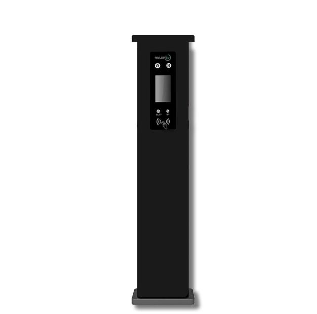 Project EV EVA-22D-SE-RFID Pro Earth 22kW Floor AC Charger RFID Dual Socket