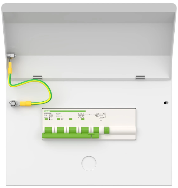 Rolec EVIN0075 Three Phase EV Consumer Unit 40A Type A RCBO 4 Pole