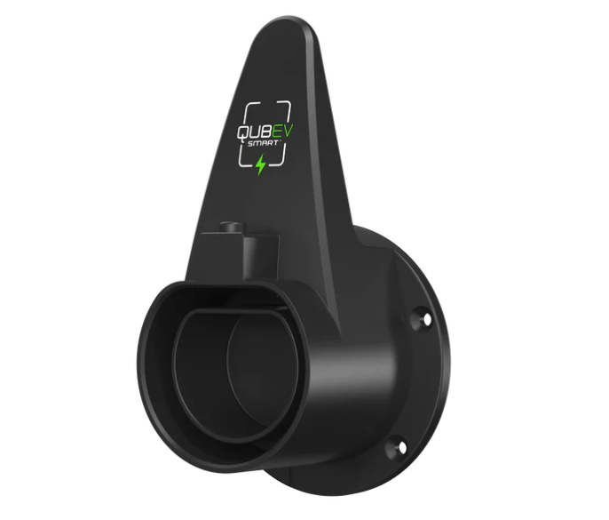Rolec EVRS0040 QUBEV Smart Remote Wall Mount for Type 2 Plug Holster