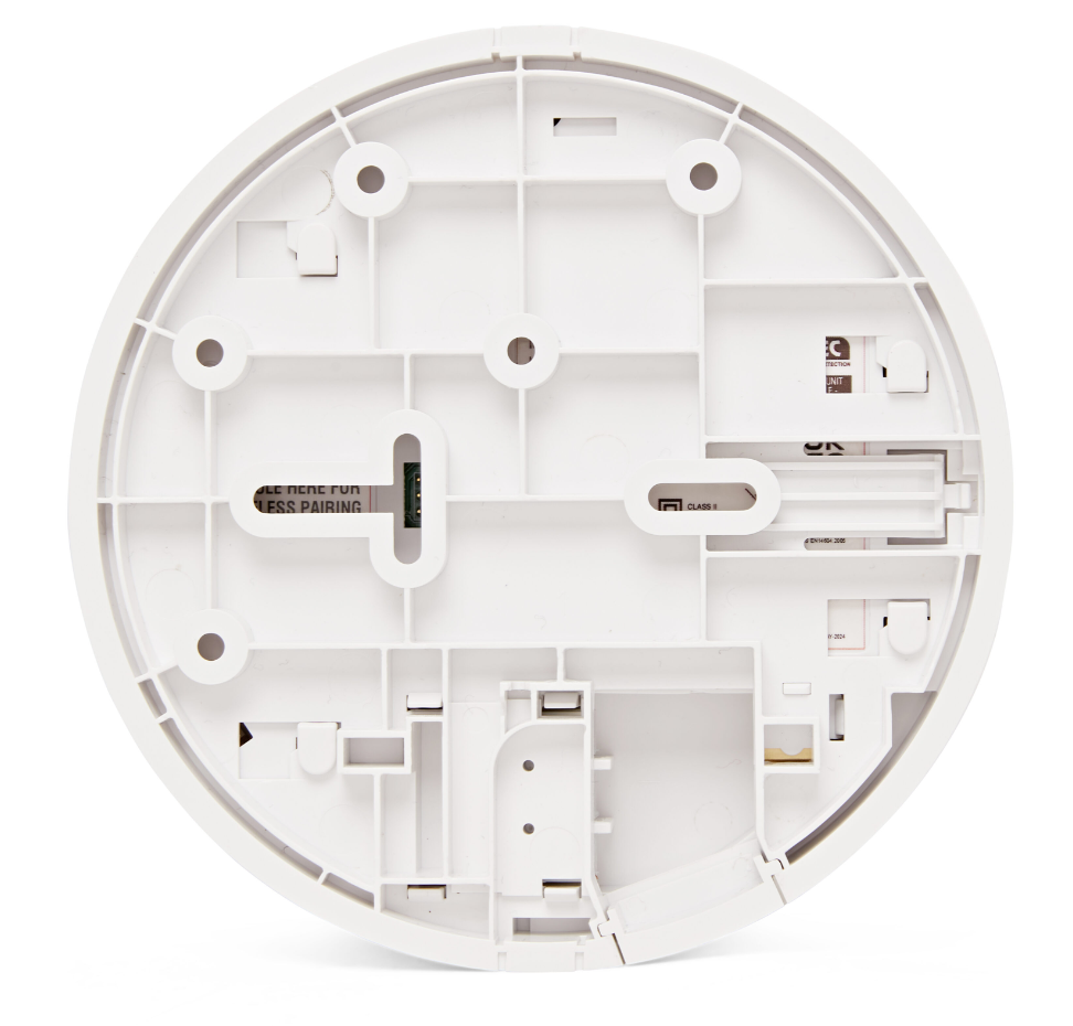 Hispec HSSA/HCO/10 PULSE Mains Heat and Carbon Monoxide Alarm c/w 10 Year Lithium Battery Backup (Full Unit)