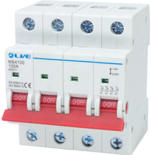 Live MS4100 100A Main Switch 4P