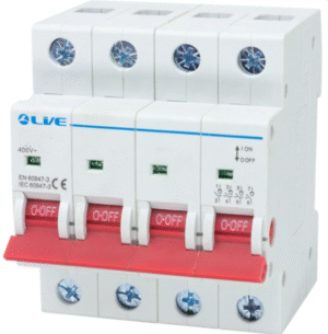 Live MS4125 125A Main Switch 4P