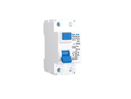Live RDA240-030 Double Pole RCD 30mA 40A