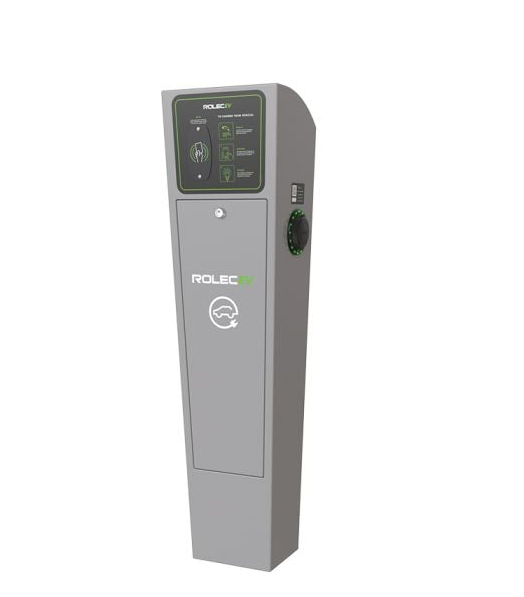 Rolec ROLEC0013G AutoCharge Smart EV 22kW Floor Charger Single Socket Type 2