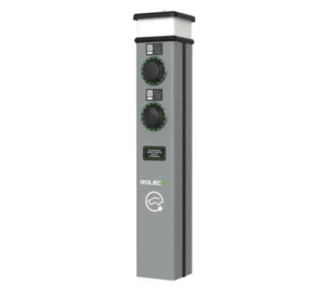Rolec ROLEC0221G BasicCharge Smart EV 7.4kW Floor Charger Dual Socket Type 2