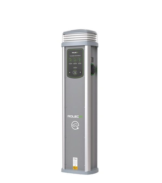 Rolec ROLEC0413G Quantum Smart EV 22kW Floor Charger Single Socket Type 2