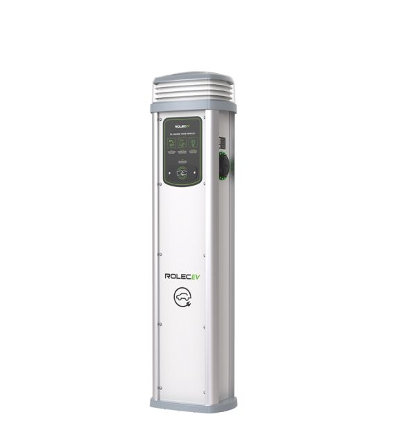 Rolec ROLEC0413W Quantum Smart EV 22kW Floor Charger Single Socket Type 2