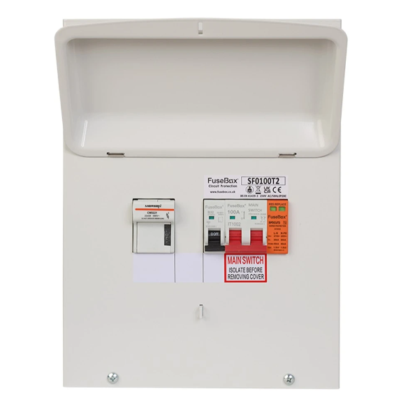FuseBox SF0100T2 Fused Switch with T2 SPD 100A