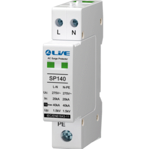 Live SP1401P+N/2 Type 2 SPD Single Module 1P+N 20kA/40kA