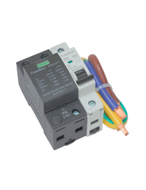 FuseBox SPDCUKITT1 T1, T2 & T3 SPD with 63A MCB & 16mm Leads