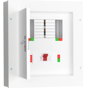 Live TPN04-250 4 Way Distribution Board Three Phase TP&N 250A Main Switch