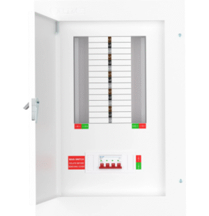 Live TPN10-125 10 Way Distribution Board Three Phase TP&N 125A Incomer