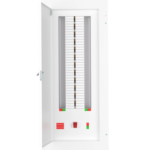 Live TPN24-250 24 Way Distribution Board Three Phase TP&N 250A Main Switch