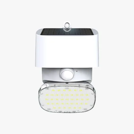 Omnisolar Triton Adjustable Solar Floodlight with PIR Sensor - 2000 Lumens (White)