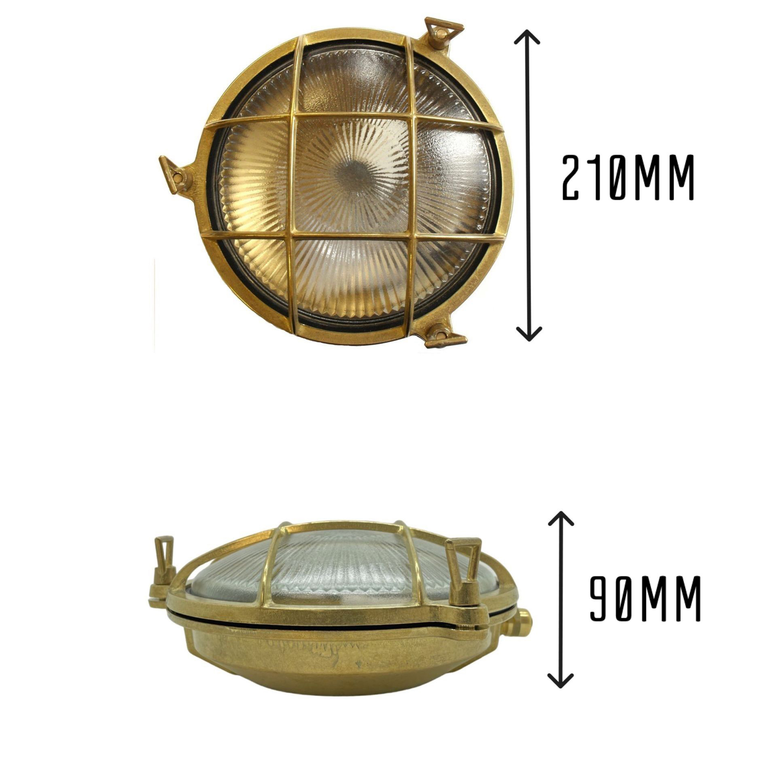 Small Cabin Bulkhead (Raw Brass)