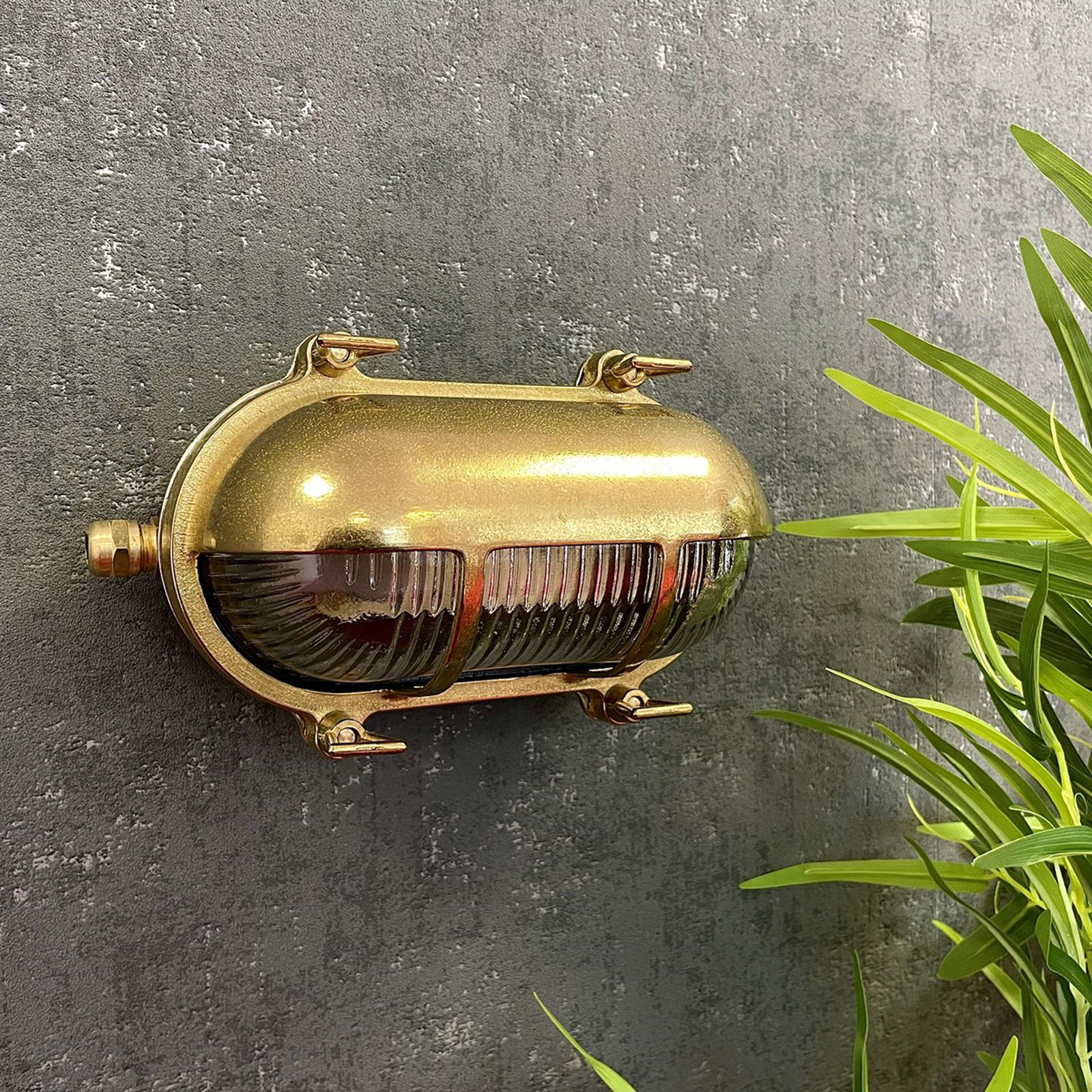 Palaemon Bulkhead (Raw Brass)