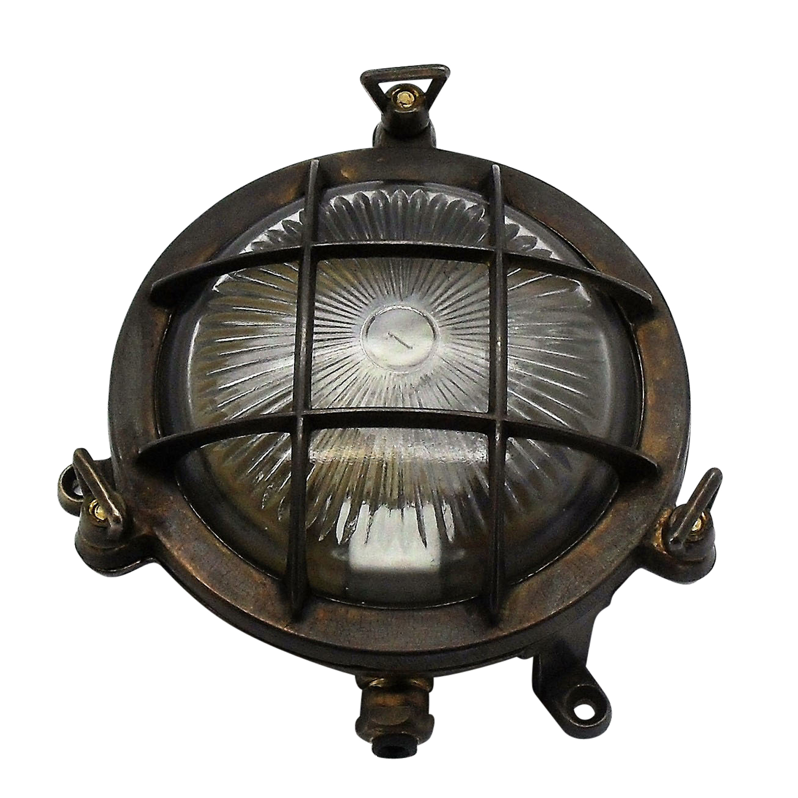 Mini Compass Guard  Bulkhead (Antique Brass)