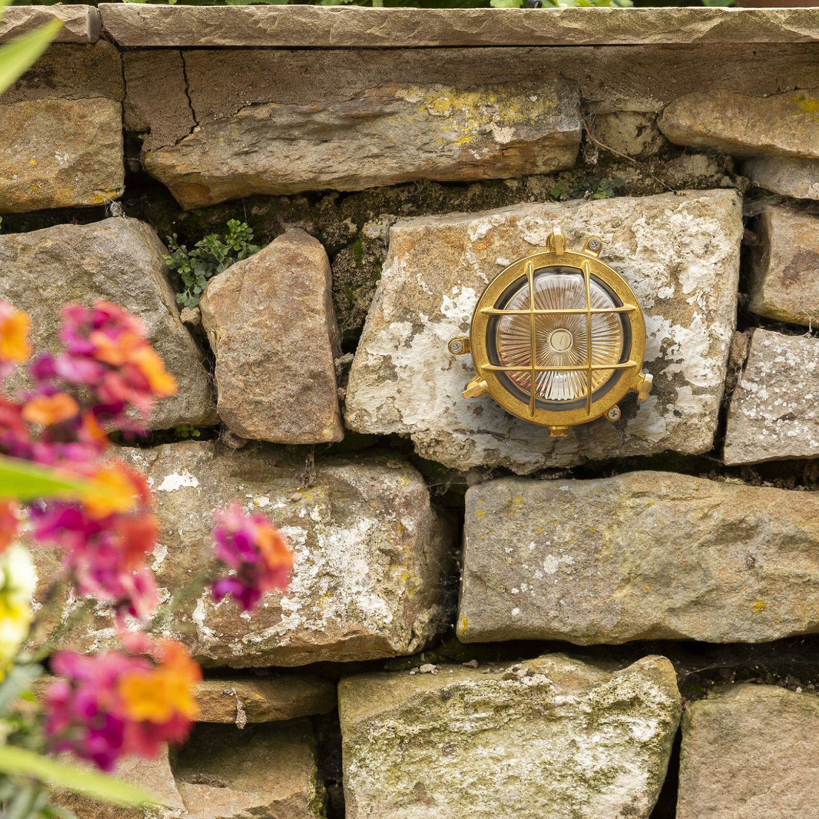 Mini Compass Guard Bulkhead (Raw Brass)