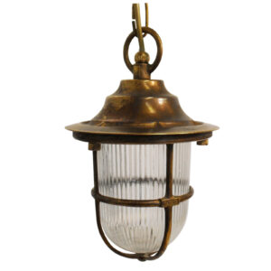 Hull Guard Pendant Lantern (Antique Brass)